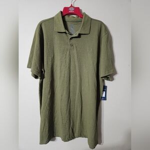 NWT! Cherokee Olive Green Polo XL